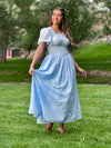 PREORDER Hymn Dress in Sky | Baby Blue Cotton Dress