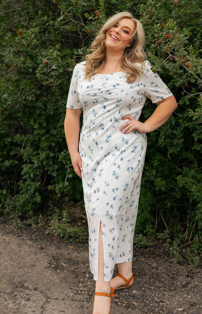 Sestina Dress | Floral Sheath Dress - Poet Dresses