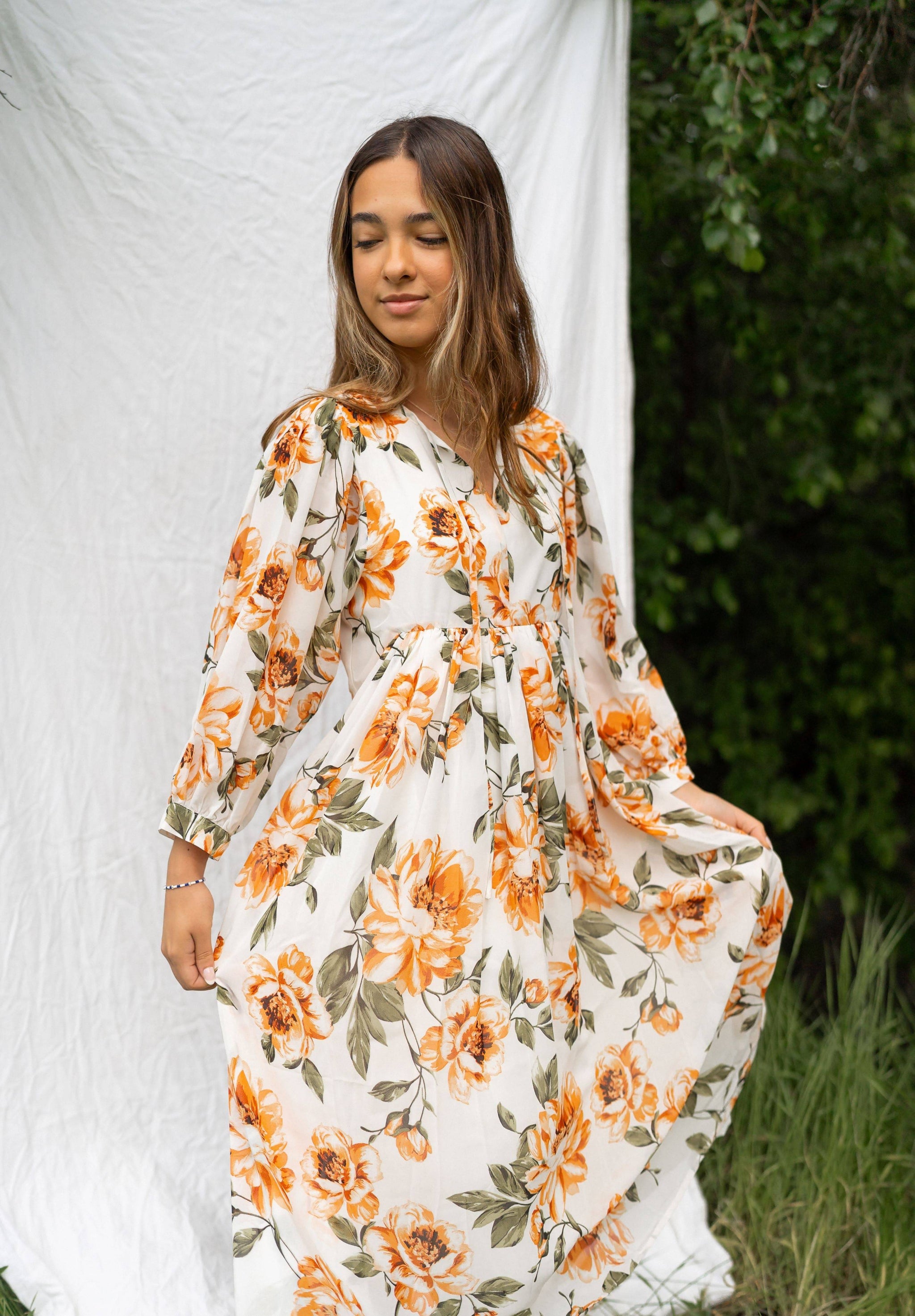 slim fit dress slacks Flowy 3/4 Sleeve Dress | Comfy, Cute, Flirty