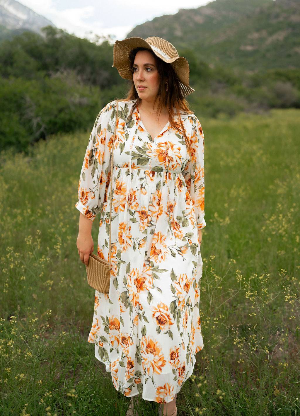 Flowy 3/4 Sleeve Dress | Comfy, Cute, Flirty | Ballad Dress XXL Flowy 3/4 Sleeve Dress | Comfy, Cute, Flirty | Ballad Dress XXL