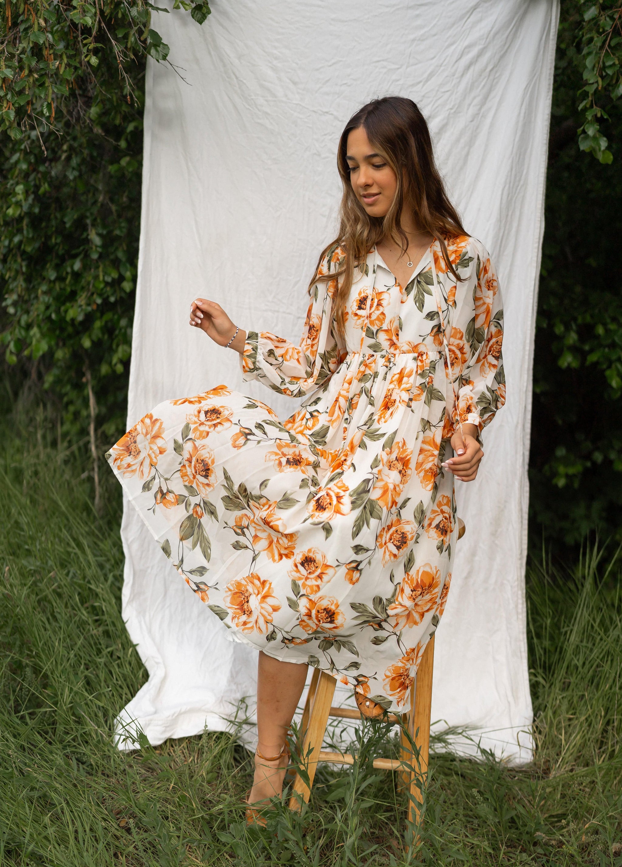 Flowy 3/4 Sleeve Dress | Comfy, Cute, Flirty | Ballad Dress Poet Dresses Flowy 3/4 Sleeve Dress | Comfy, Cute, Flirty | Ballad Dress Poet Dresses