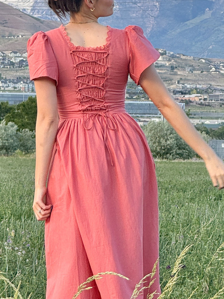 Hymn Dress in Blush | Pink Cotton Dress - Poet Dresses