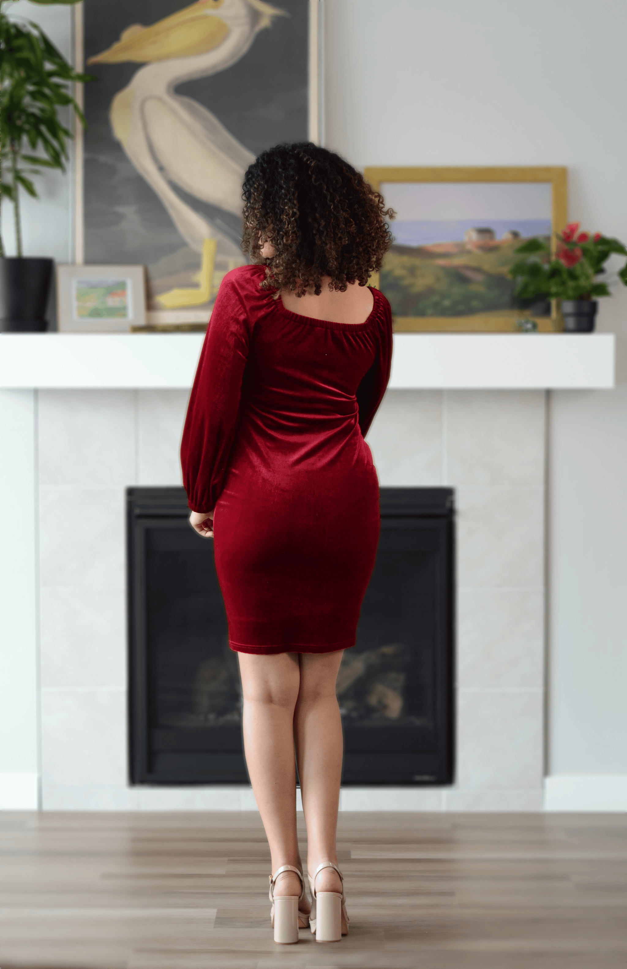 niece waidhofer red dress On set of The Legend of Darkhorse County with Niece Waidhofer