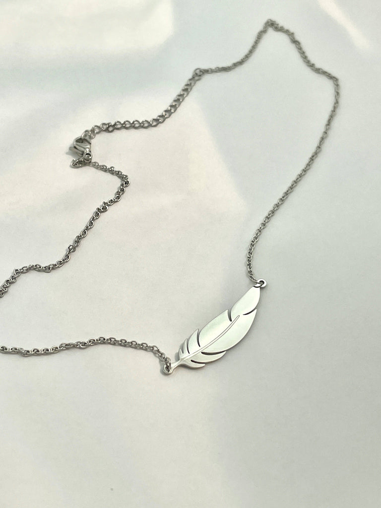 Poet Quill Necklace | Silver or Gold - Poet Dresses