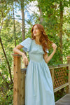 PREORDER Hymn Dress in Sky | Light Blue Cotton Dress