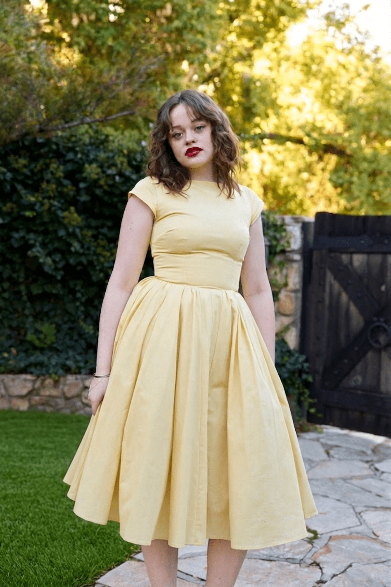 classic tea dress Vintage Dress, Liberty Lawn Dress, Custom Made Dress, Tea Dress ElizabethJulianah