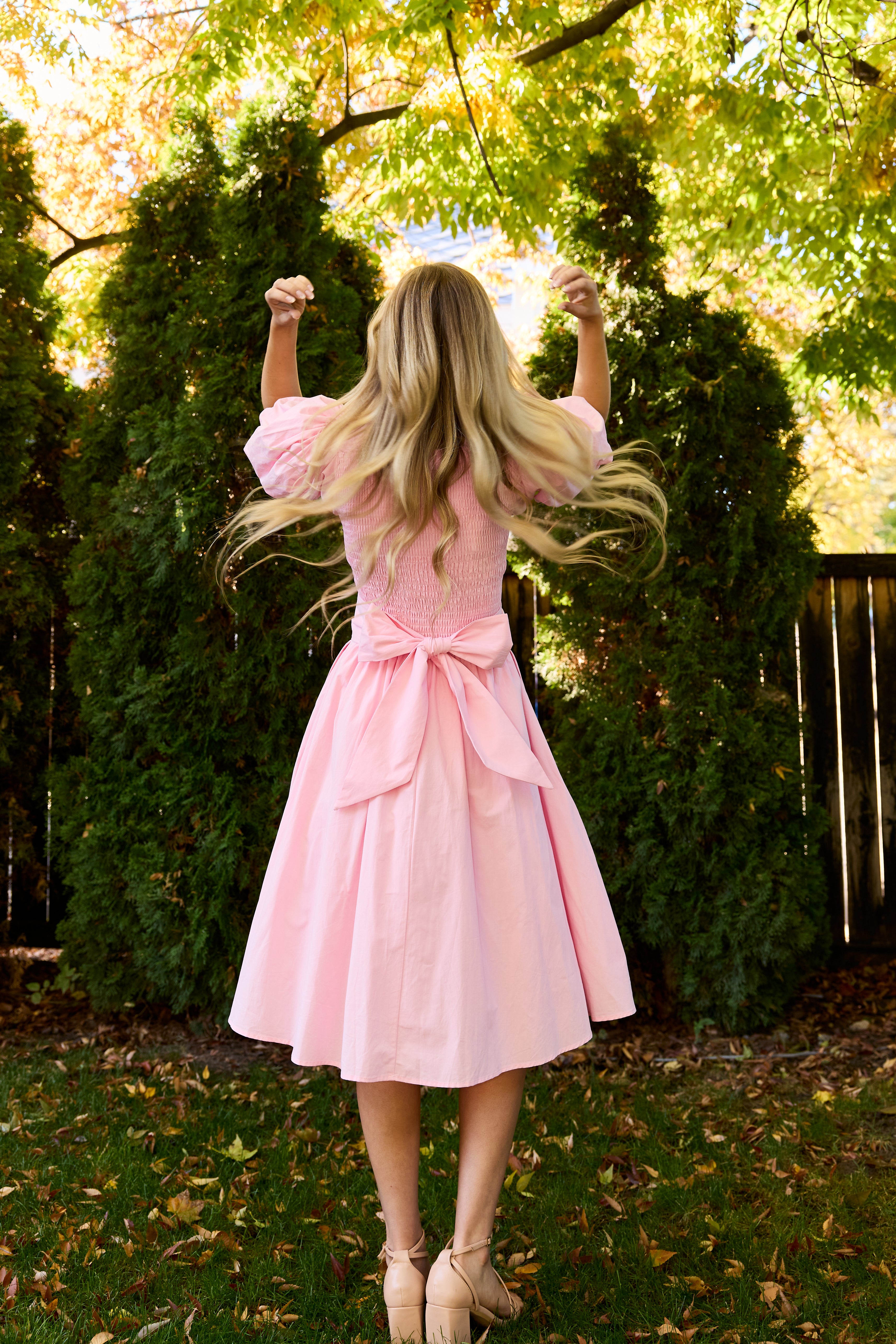 Ode Dress in Peony
