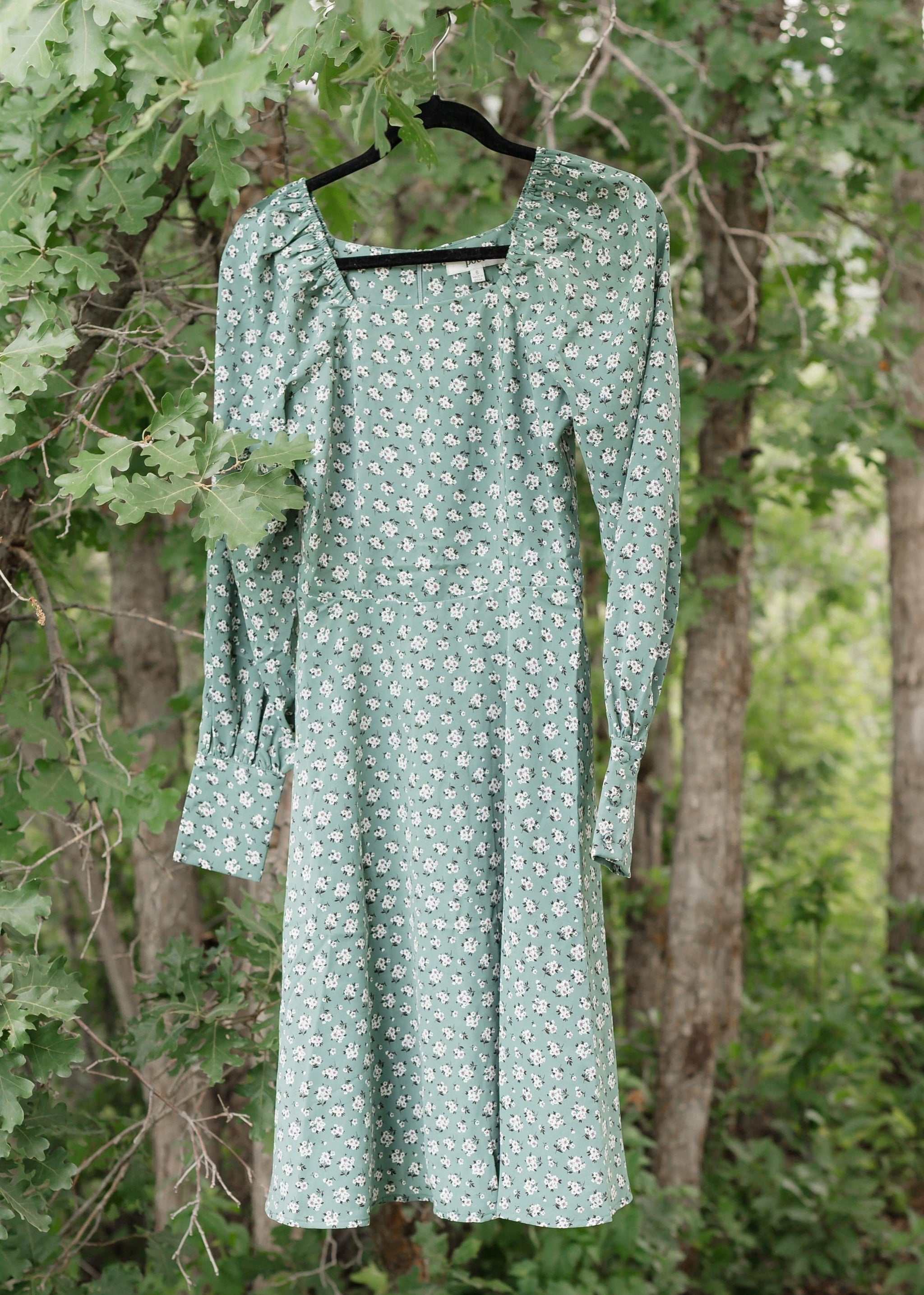 Long Sleeve Square Neck Dress | Rispetto Dress | Comfy, Cute, Flirty L Long Sleeve Square Neck Dress | Rispetto Dress | Comfy, Cute, Flirty L