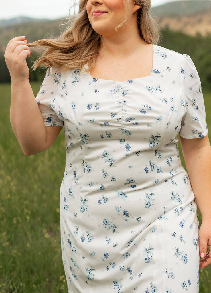 Sestina Dress | Floral Sheath Dress - Poet Dresses