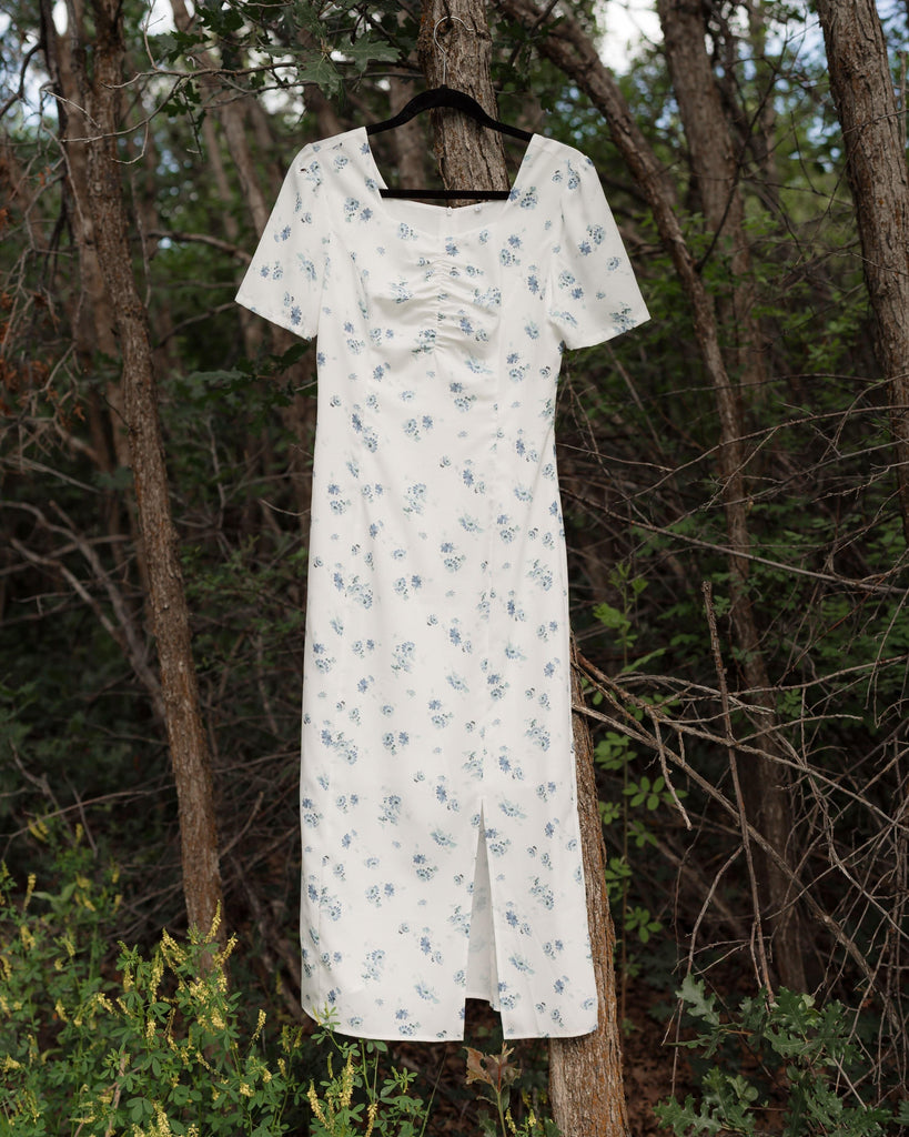 Sestina Dress | Floral Sheath Dress - Poet Dresses