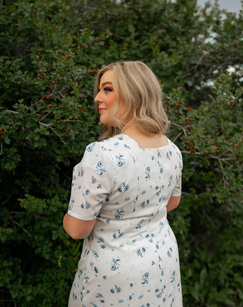 Sestina Dress | Floral Sheath Dress - Poet Dresses