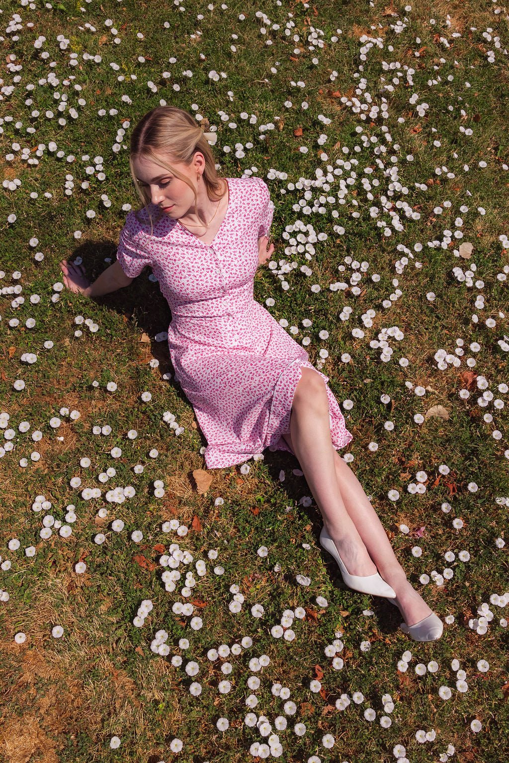 Button-Up Dress | Pink, Cute, Comfy Fabric