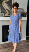 Sonnet Dress in Periwinkle | Button-Up Dress