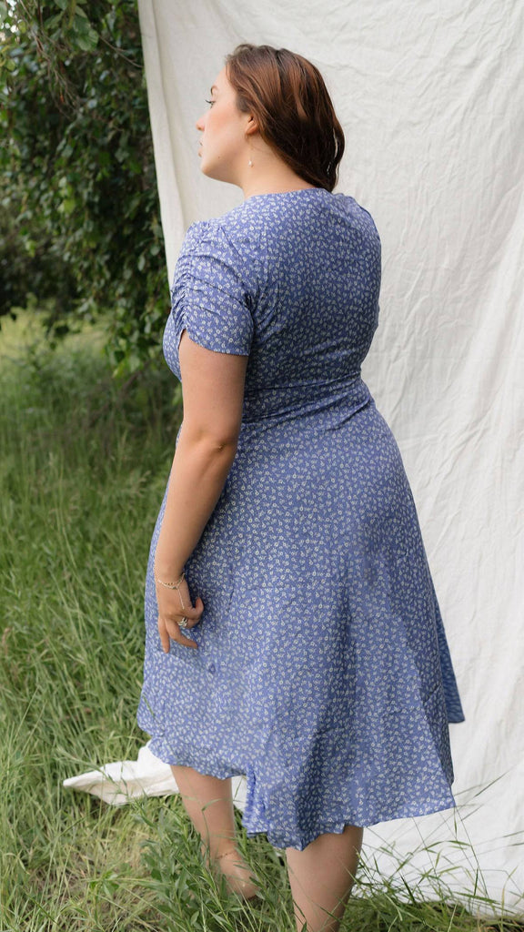 Sonnet Dress in Periwinkle | Button - Up Dress - Poet Dresses