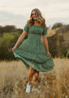 Limerick Dress in Clover | Green Midi Dress