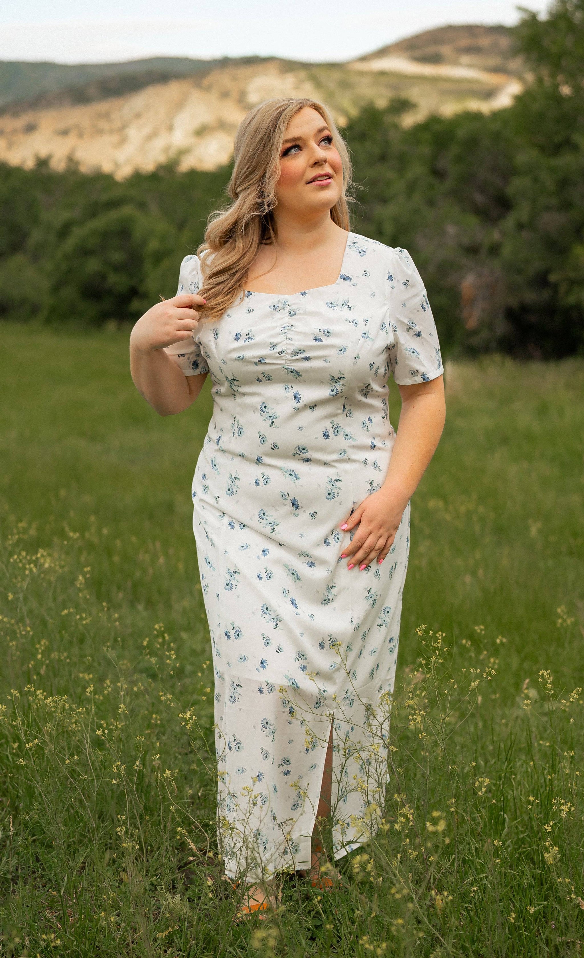 white christmas dresses Floral Sheath Dress | Comfortable, Flattering Sheath Dress
